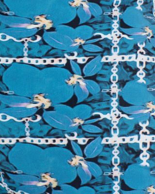 Printed High Rise Flared Pants