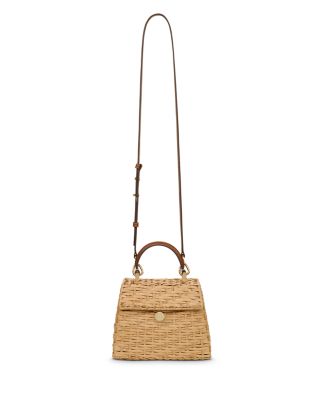 Sybil Raffia Crossbody Bag 