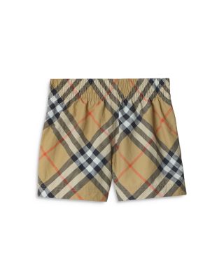 Boys' Atticus Burberry Check Swim Trunks - Baby