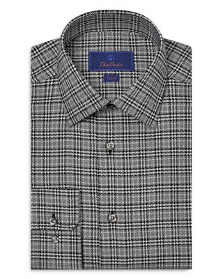 David Donahue - Slim Fit Printed Dress Shirt