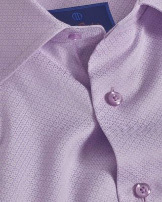 Trim Fit Diamond Dobby Dress Shirt