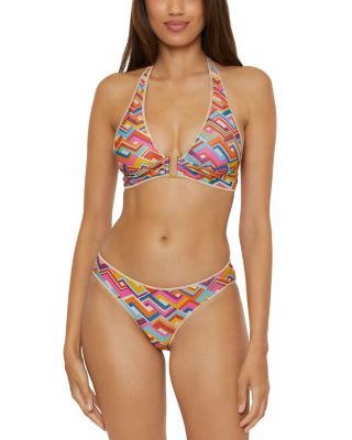 BECCA® by Rebecca Virtue - Las Palmas Halter Bikini Top & Adela Bikini Bottom