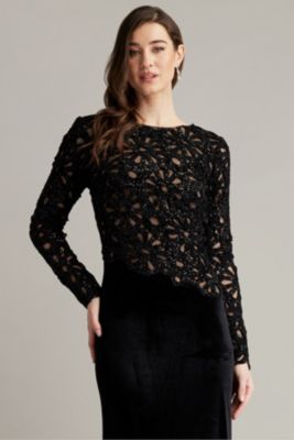 Sinnott Chenille Embroidered Gown