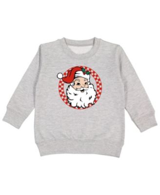 Sweet Wink - Boys' Retro Santa Christmas Sweatshirt - Little Kid, Big Kid