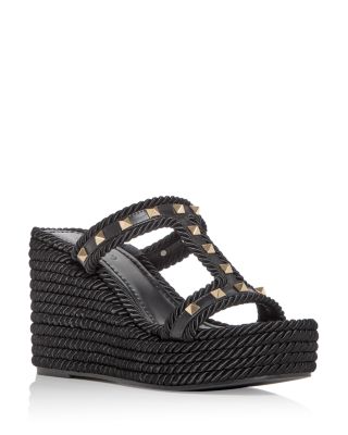 Valentino Garavani - Women's Rockstud Embellished Espadrille Sandals