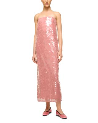Casey Paillette Strapless Dress