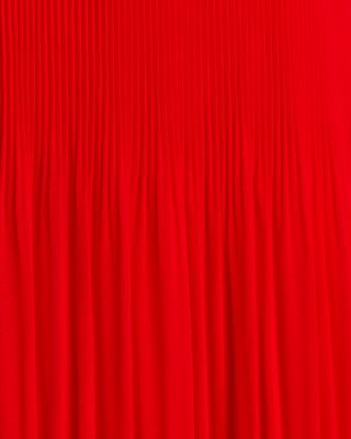 Dolumi High Neck Blouson Sleeve Dress