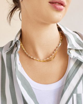 Evil Eye on Repeat Crystal Tennis Necklace, 16-19"