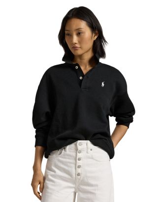 Ralph Lauren Lauren Ralph Lauren Polo Collar Fleece Pullover
