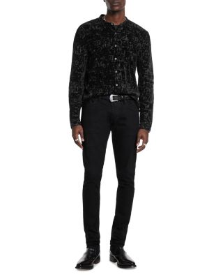 Valencia Regular Fit Velour Burnout Shirt