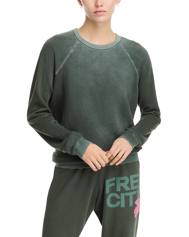 FREECITY FREE CITY LUCKY RABBIT COTTON SWEATSHIRT