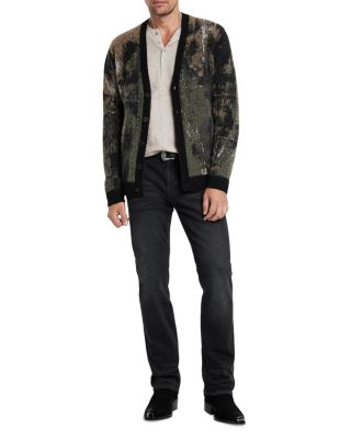 Dio Regular Fit Jacquard Cardigan Sweater
