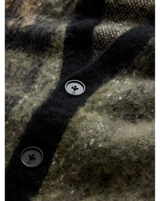 Dio Regular Fit Jacquard Cardigan Sweater