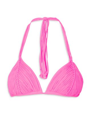 Isla Triangle Bikini Top & Basic Ruched Full Bikini Bottom