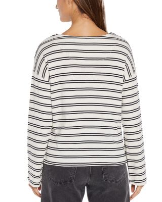 Rumi Striped Boat Neck Top