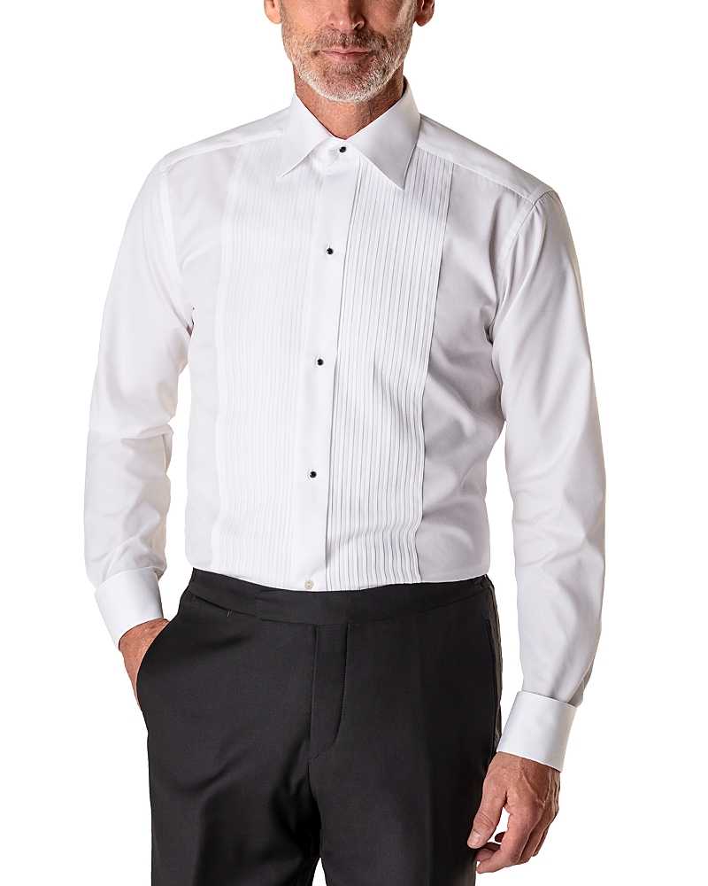 Eton Contemporary-fit Pleated Bib Formal Shirt In White