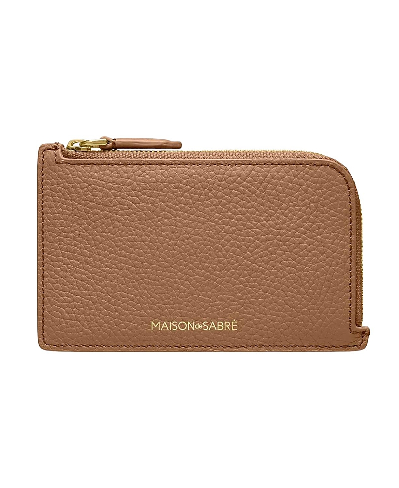 Maison de SABRE Leather Zip Card Holder
