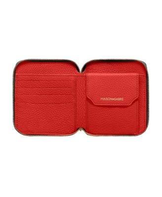 Small Leather Zip Around Wallet