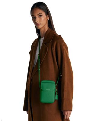 Leather Zip Phone Pouch