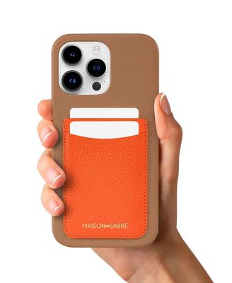 iPhoneアクセサリー MAISON de SABRE iPhone 15 Customised Leather iPhone 15 Cases – MAISON de SABRÉ