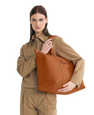 Large Leather Weekender Bag