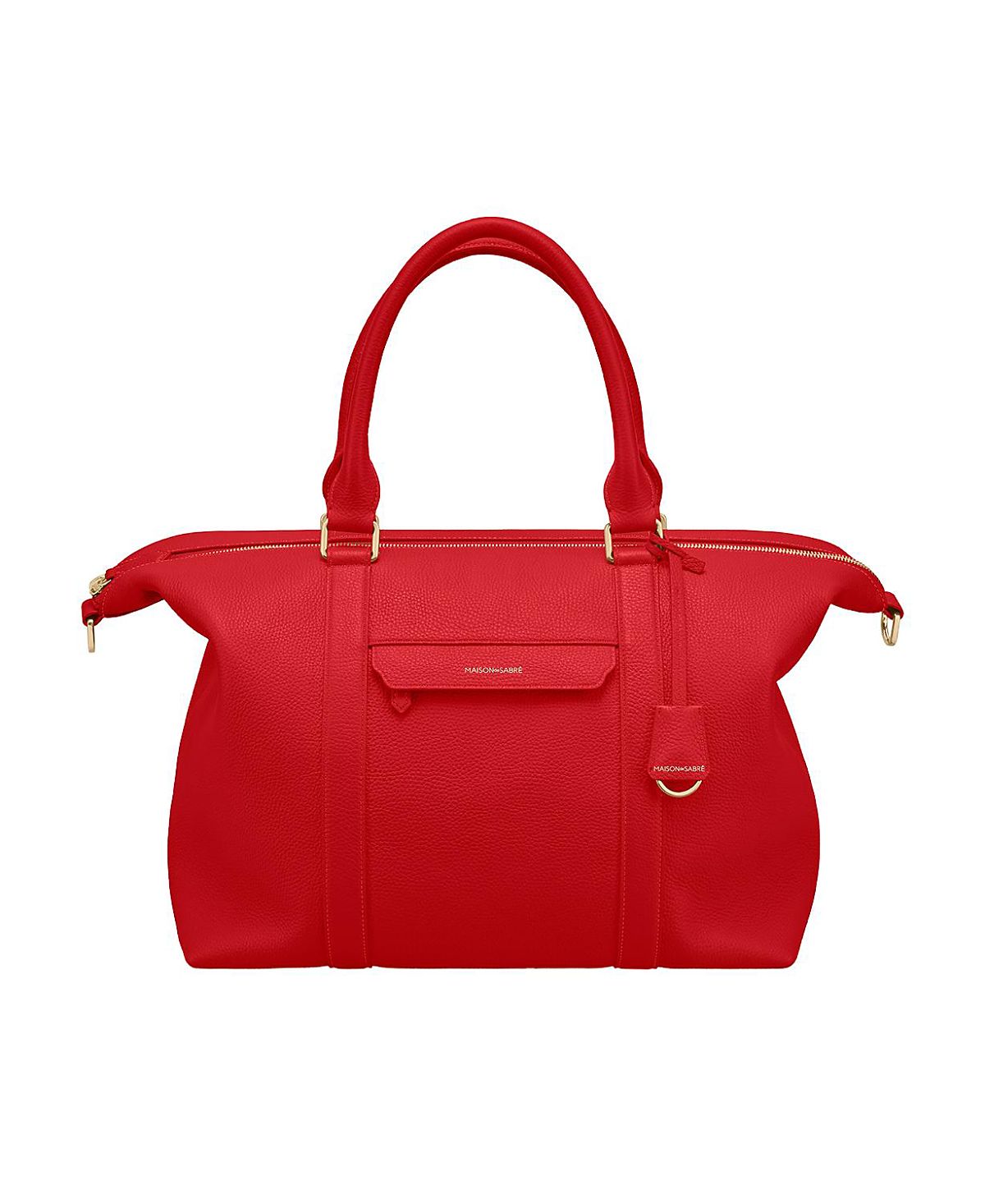 Maison de SABRE Large Leather Weekender Bag