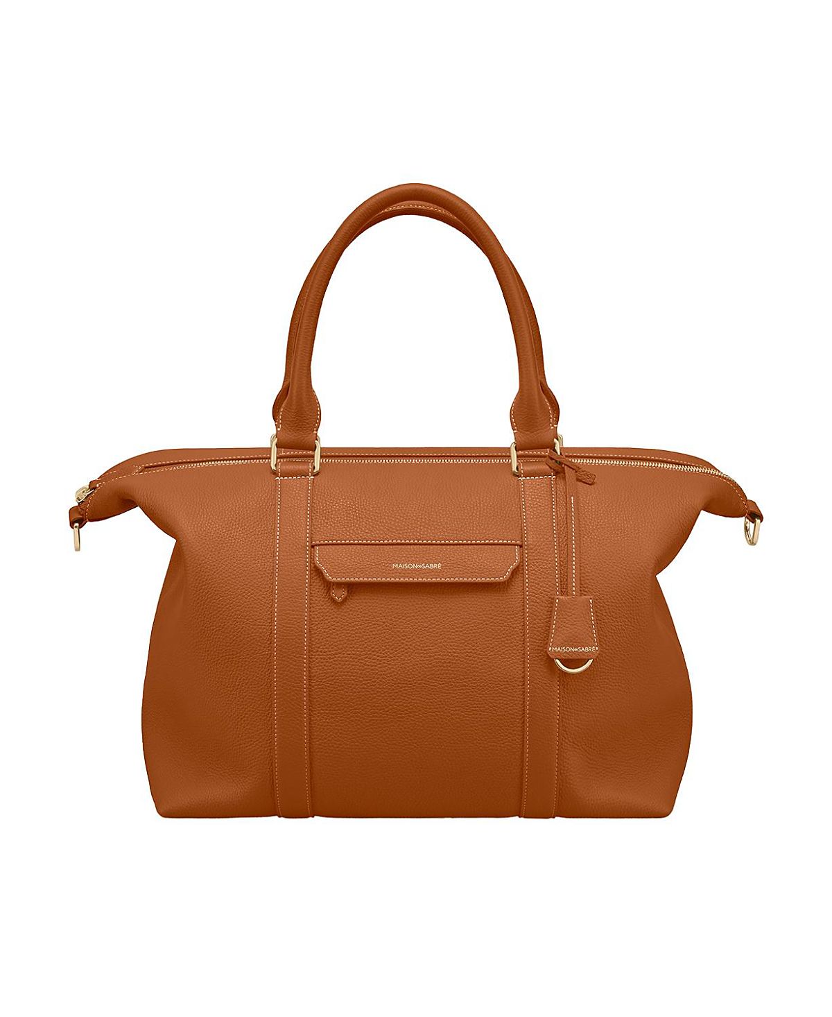 Maison de SABRE Large Leather Weekender Bag