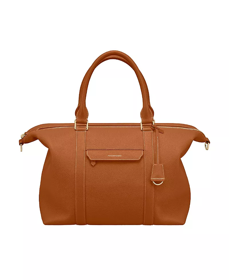 Maison de SABRE Large Leather Weekender Bag