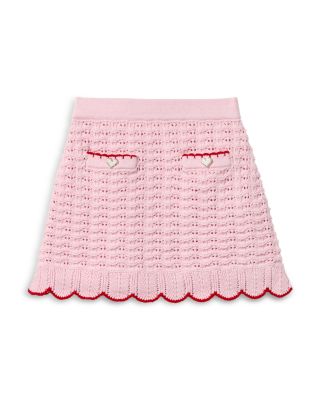 Self-Portrait - Girls' Textured Heart Skirt - Little Kid, Big Kid