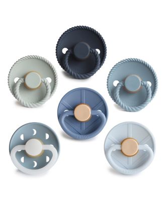 FRIGG 6-Pack Endless Sea Rubber Pacifiers