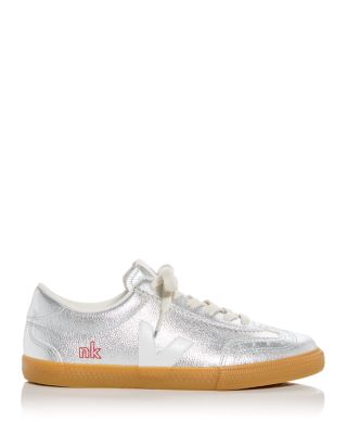 【関税込み】Volley Sneakers - Veja x NK - Leather - Silver VOLLEY LEATHER VEJA X nk store SILVER WHITE | VEJA