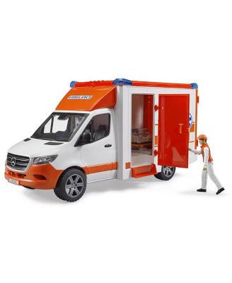 1/16 Mercedes-Benz Sprinter Ambulance with Driver by Mercedes-Benz Sprinter Autotransporter with Roadster by Ages 4 Years +