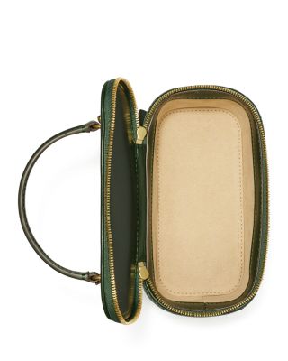 Kira Diamond Quilted Leather Vanity Bag