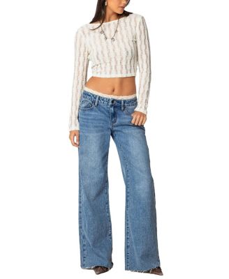 Twisted Back Textured Knit Top