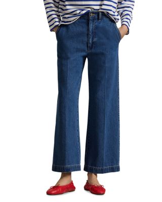 Ralph Lauren - Wide Leg Crop Jeans in Blue