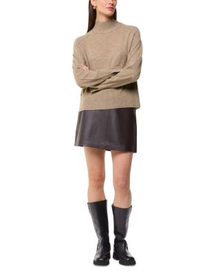 Cashmere Funnel Neck Sweater