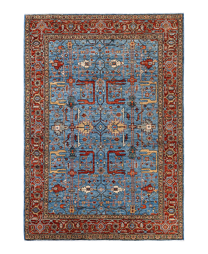 Bloomingdale's Serapi M1999 Area Rug, 6'1 X 8'9 In Light/blue