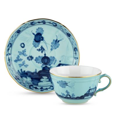 Oriente Italiano Iris Blue Teacup 