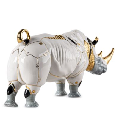 Rhinoceros Cyborg Sculpture