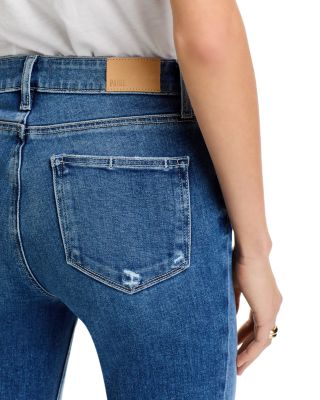 Collette Crop Flare Jeans in Magnolias