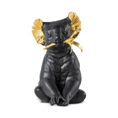 Lladró - Black and Gold Koala Limited Edition Sculpture