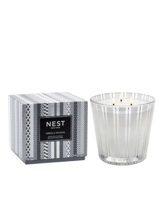 Amber & Incense 3 Wick Candle 21 oz.