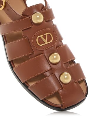 VLogo Embellished Fisherman Sandals 
