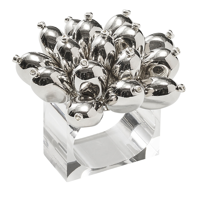 Kim Seybert Jubilee Napkin Ring, Set Of 4 In Silver