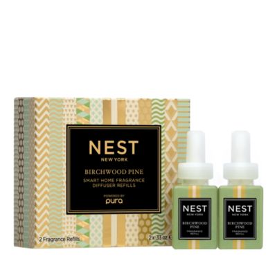 Nest x Pura Smart Home Fragrance Diffuser Smart Vials Birchwood Pine Refill Duo