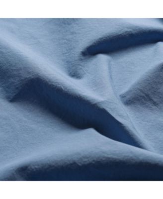 Washed Cotton Percale Pillowcase Pair, Standard