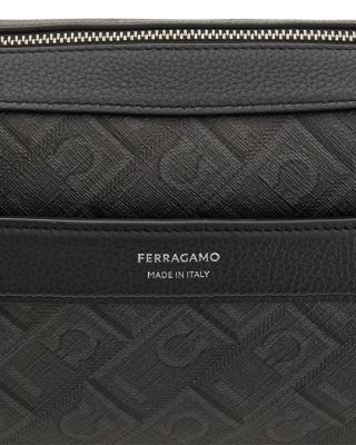 Monogram Canvas & Leather Crossbody Bag