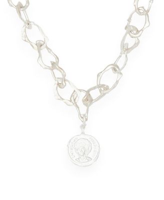 Deux Lions Jewelry - Terra Crafted Choker with Sophia Charm in Silver