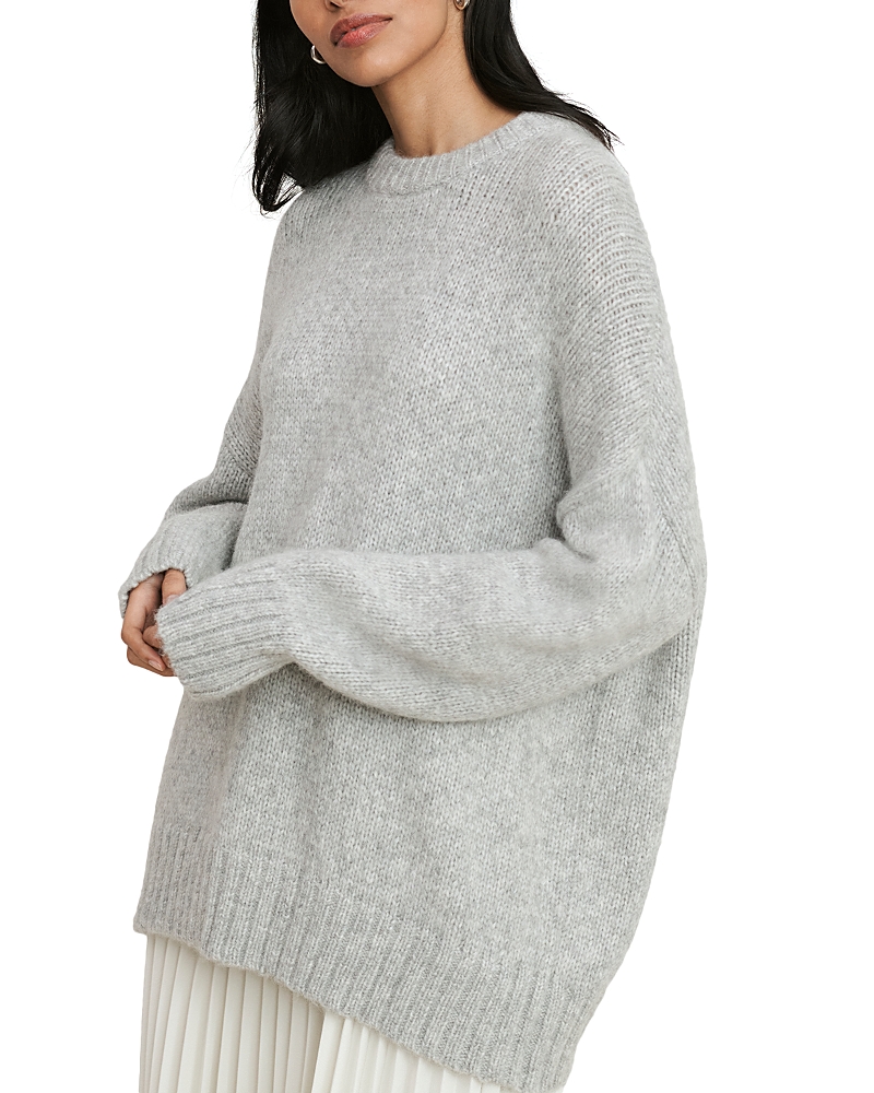Jenni Kayne Cashmere Crewneck Sweater In Grey