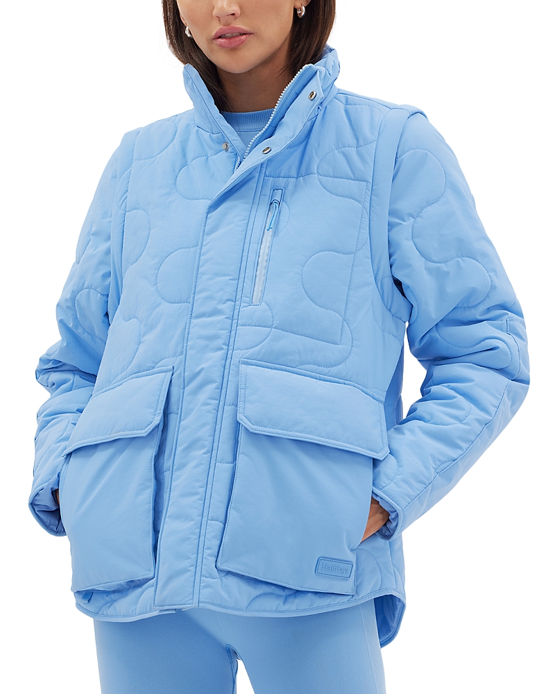 Halfdays Davis Convertible Jacket In Forget Me Not